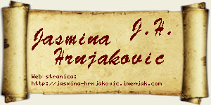 Jasmina Hrnjaković vizit kartica
